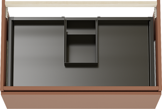 Balmani Sfera meuble sous-vasque suspendu 90 x 55 cm Cotto 2 tiroirs