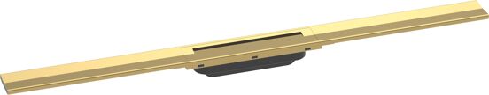 Hansgrohe RainDrain Flex Fertigset Duschrinne kürzbar 90cm Glänzendes Gold