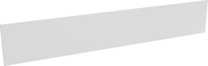 Luca Varess spatwand mat witte solid surface 25 x 150 cm