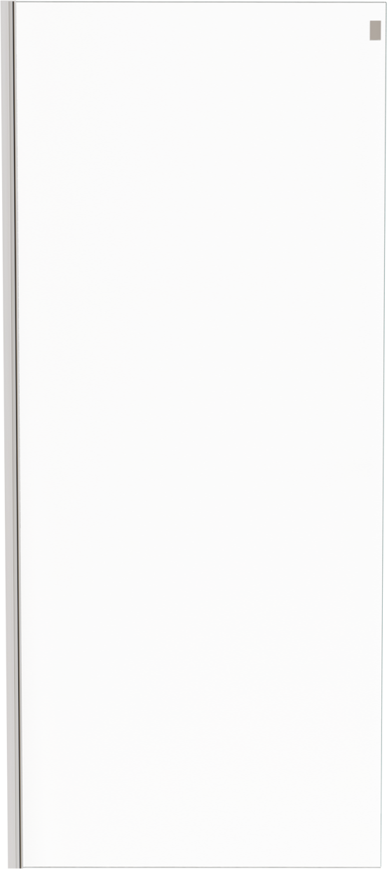 Luca Varess Boltano Seitenwand 90 cm Klarglas Chrom Profil