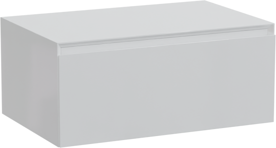 Storke Edge Modulo meuble sous-lavabo suspendu 75 x 48 cm blanc brillant 1 tiroir