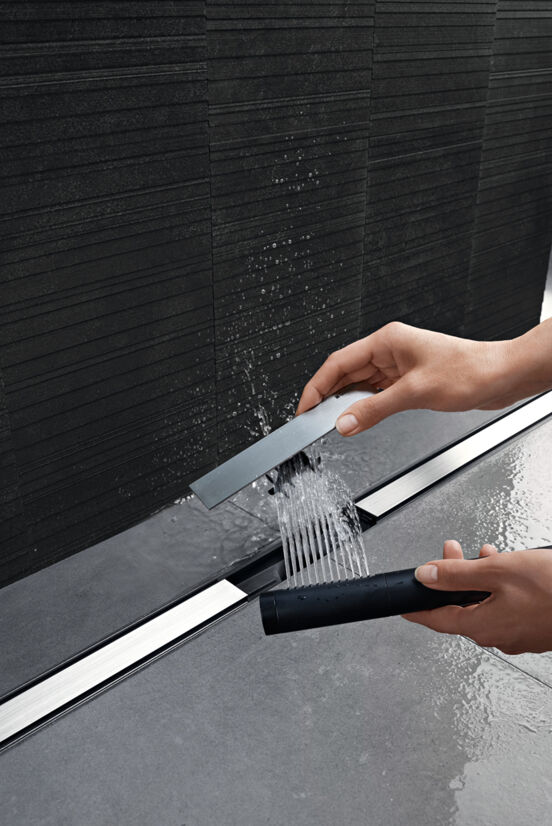 Geberit CleanLine Duschrinne: 30 - 160 cm, Inox gebürstet