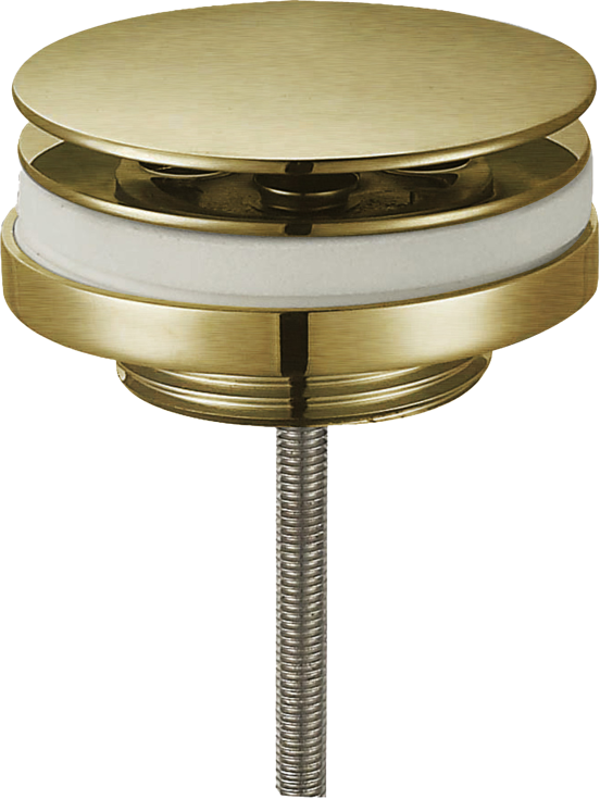 Santeg Unidrainer MX crepine niet afsluitbaar Brushed Gold