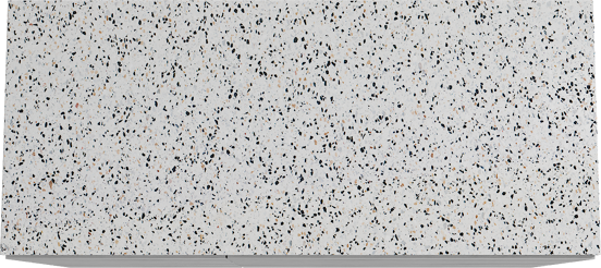 Storke Edge meuble salle de bains à poser 120 x 52 cm béton gris foncé avec Tavola tablette simple ou double en blanc/noir mat terrazzo