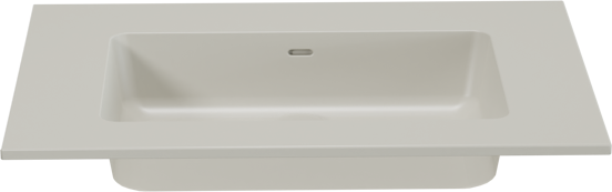Storke Diva plan simple top solid soie grise matte 75 x 52 cm