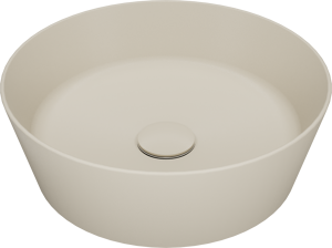 Storke Cona waskom mat sand top solid rond Ø 36 cm