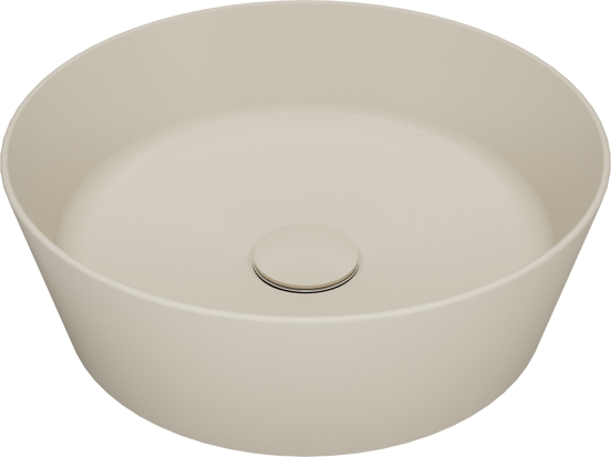 Storke Cona waskom mat sand top solid rond Ø 36 cm