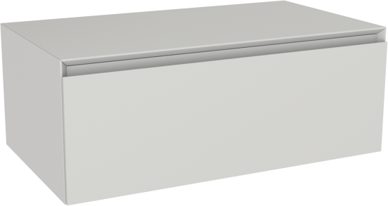 Storke Edge Modulo zwevende wastafelonderkast 85 x 48 cm mat wit 1 lade
