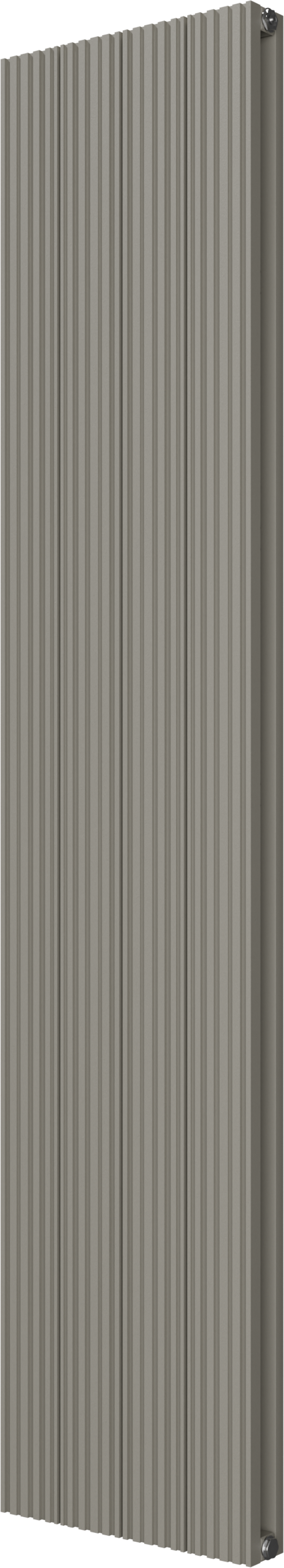 Vipera Mares sèche-serviettes double 37,5 x 180 cm chauffage central soie grise raccordements latéral et central possibles 1477W