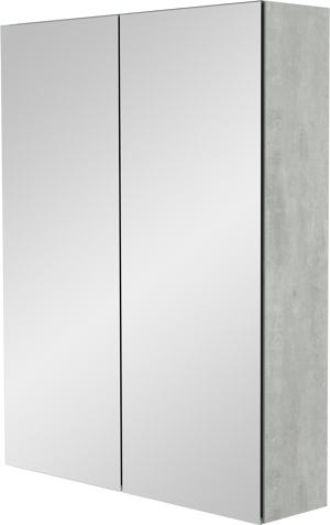 Storke Reflecta spiegelkast 60 x 75 cm beton donkergrijs