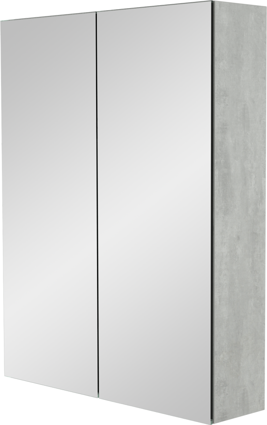 Storke Reflecta spiegelkast 60 x 75 cm beton donkergrijs