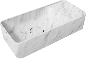 Balmani Fara handenwasser 45 x 22 cm Carrara marmer
