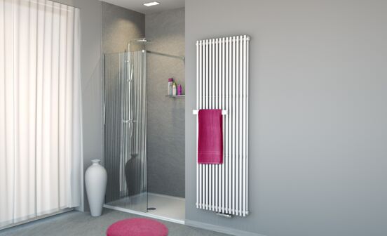 Balmani Modular nisdouche 90 x 200 cm mikado glas glanzend chroom profiel