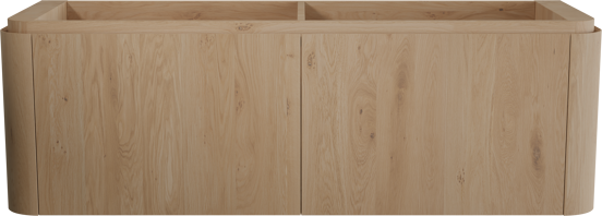 Balmani Moon meuble sous-vasque suspendu 160 x 55 cm chêne naturel 4 tiroirs