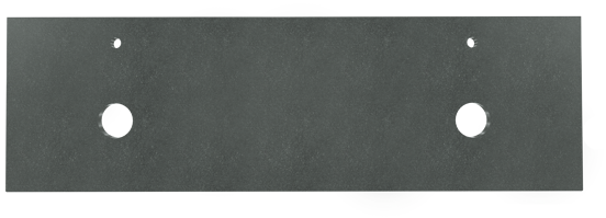 Balmani Rock tablette double pour trois meubles sous-vasque granite doux 180 x 55 cm