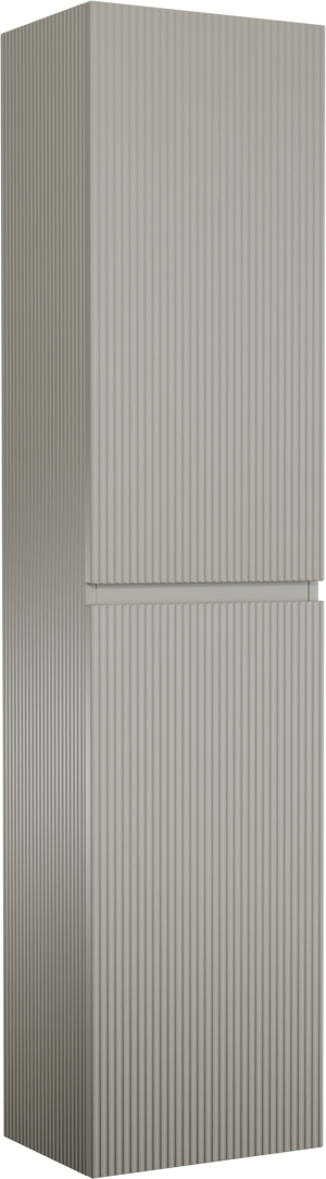 Storke Ribs zwevend badkamerkast zijdegrijs 40 x 30 x 170 cm