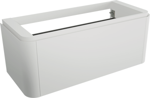 Balmani Moon meuble sous-vasque suspendu 130 x 55 cm blanc mat 2 tiroirs
