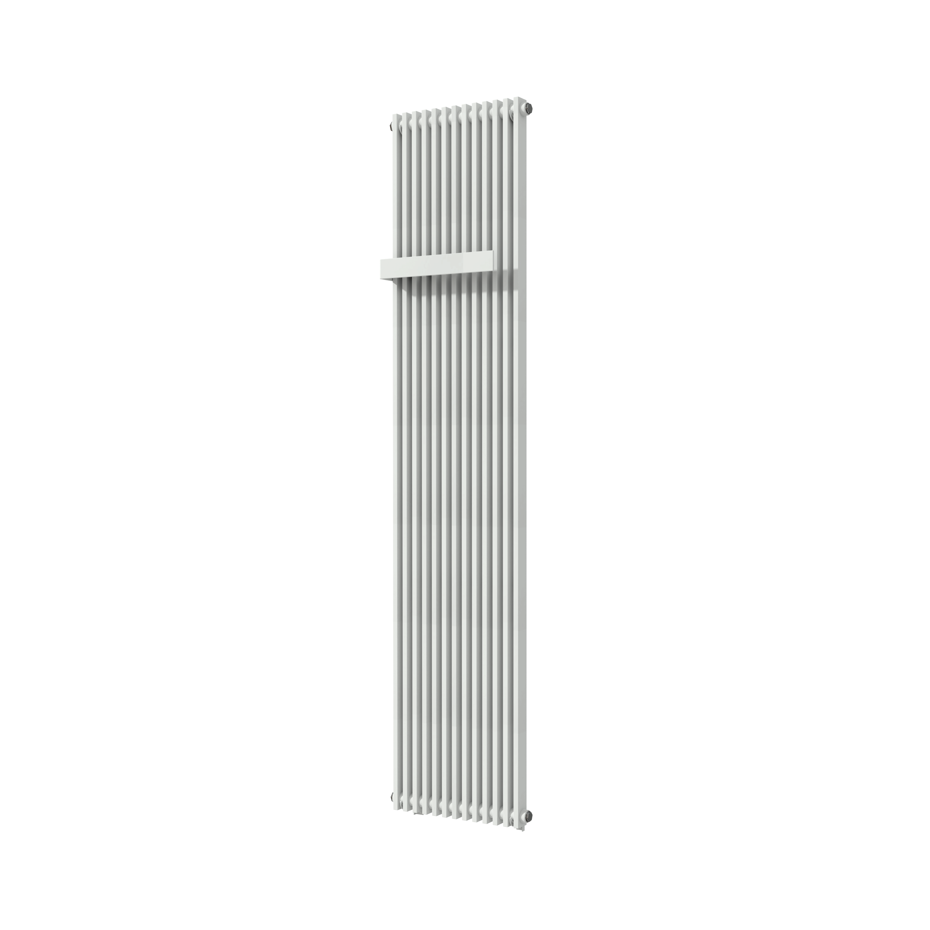 Vipera Corrason enkele badkamerradiator 40 x 180 cm centrale verwarming mat wit zijaansluiting 1,339W