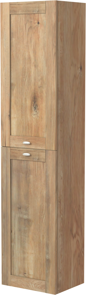 Linie Classo zwevende badkamerkast natuur eik 40 x 30 x 170 cm
