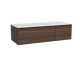 Storke Edge meuble salle de bains avec tablette pour vasques Tavola
