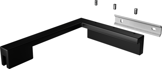 Balmani Modular korte stabilisatiestang links 18x14cm mat zwart