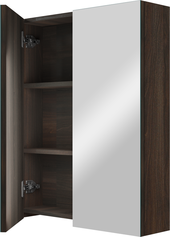 Linie Montro armoire de toilette 60 x 75 cm noyer foncé
