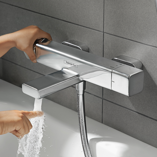 Hansgrohe Ecostat E Coolcontact robinet de bain thermostatique chrome brillant