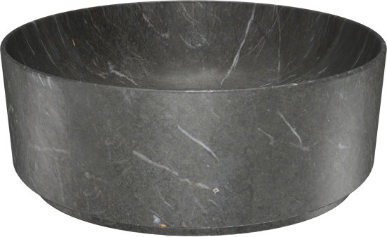 Balmani Fato waskom Pietra Grey marmer rond Ø 37,5 cm