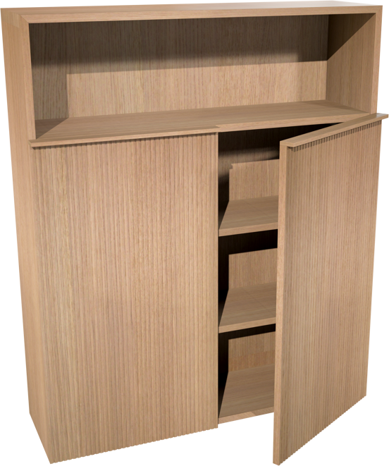Balmani Forma Badhochschrank: Hängend, Eiche Natur, 100 x 30 x 120 cm