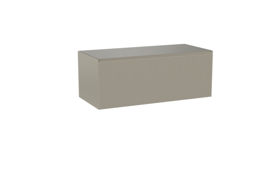Balmani Fila zwevende wastafelonderkast 120 x 55 cm steengrijs 2 lades