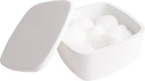 Balmani Testa pot universel blanc mat Solid Surface 12 x 12 cm