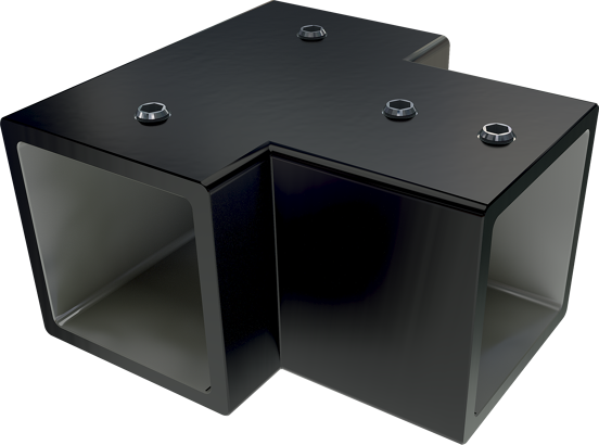 Balmani Modular support en T noir mat