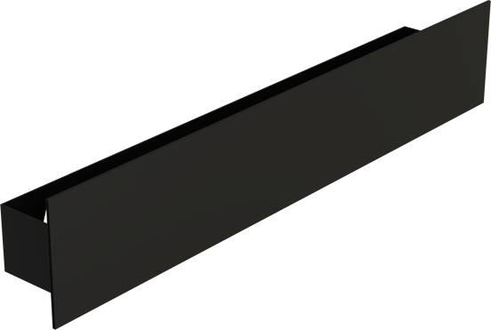 Balmani Uma wandplank mat zwart 60 x 8.5 cm