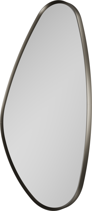 Balmani Auro miroir de toilette organique Brushed GunMetal 35 x 60 cm