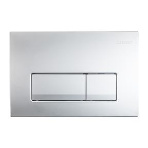 Geberit Delta 51 Betätigungsplatte, Chrom matt, für Geberit Duofix Einbauspülkasten