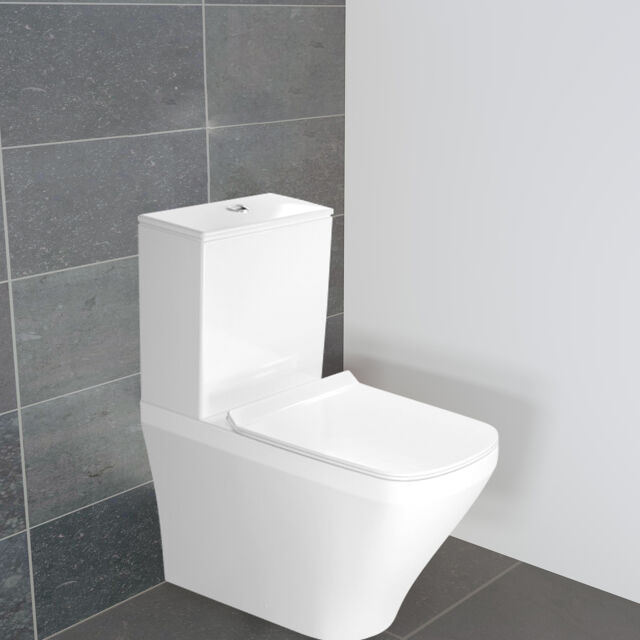comfort compenseren dagboek Duravit Durastyle Wit Staand toilet met spoelrand - 215509 | X²O Badkamers