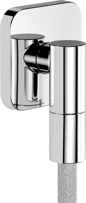 Hansgrohe FixFit Fine Q doucheslangaansluiting 1/2" glanzend chroom