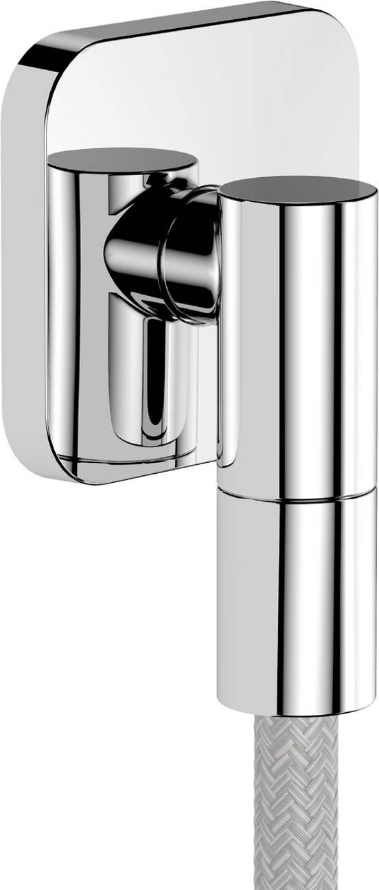 Hansgrohe FixFit Fine Q doucheslangaansluiting glanzend chroom