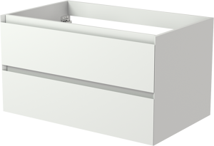 Balmani Mitra zwevende wastafelonderkast 90 x 55 cm mat wit 2 lades