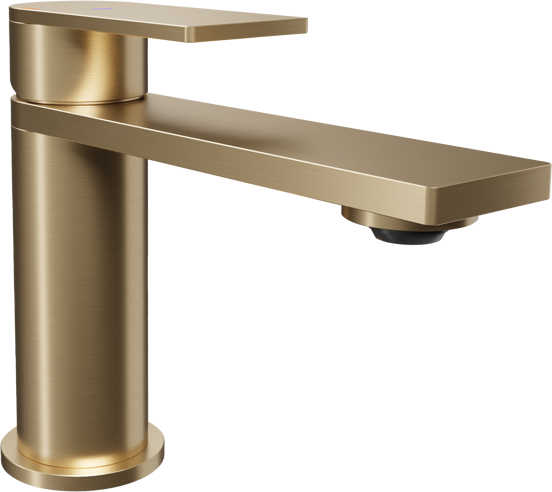 Blaufoss Fenix EcoStart robinet de lavabo standard brushed champagne gold