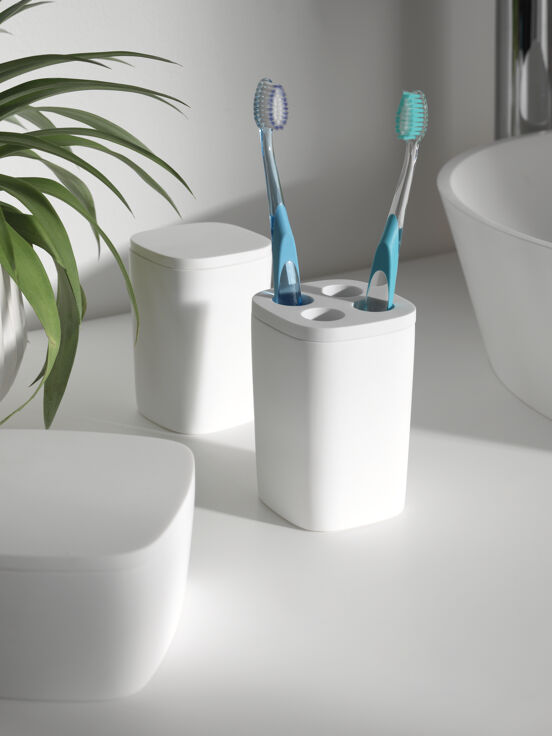 Balmani Testa beker mat wit Solid Surface 7x10,5cm