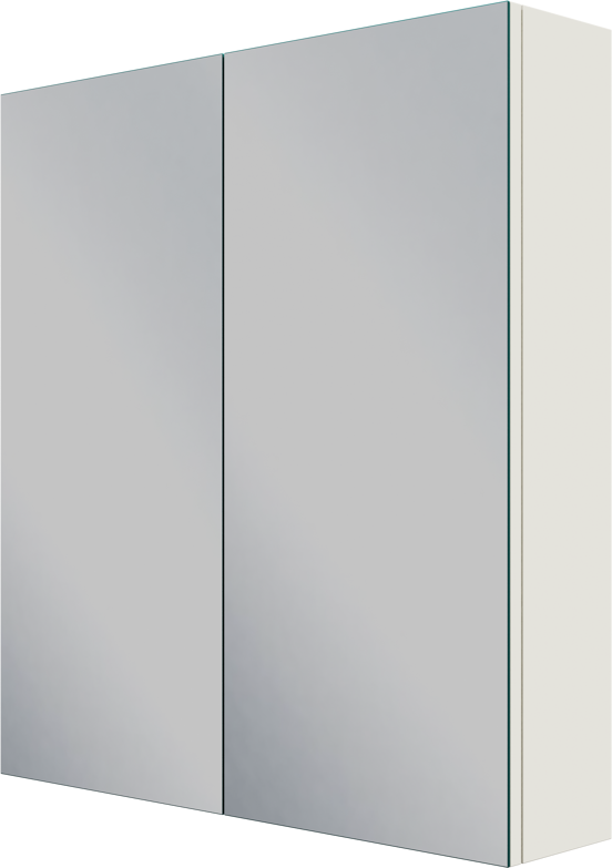 Linie Montro spiegelkast 70 x 75 cm mat wit