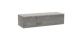 Storke Edge badkamermeubel met Tavola wastafelblad voor waskom(men)