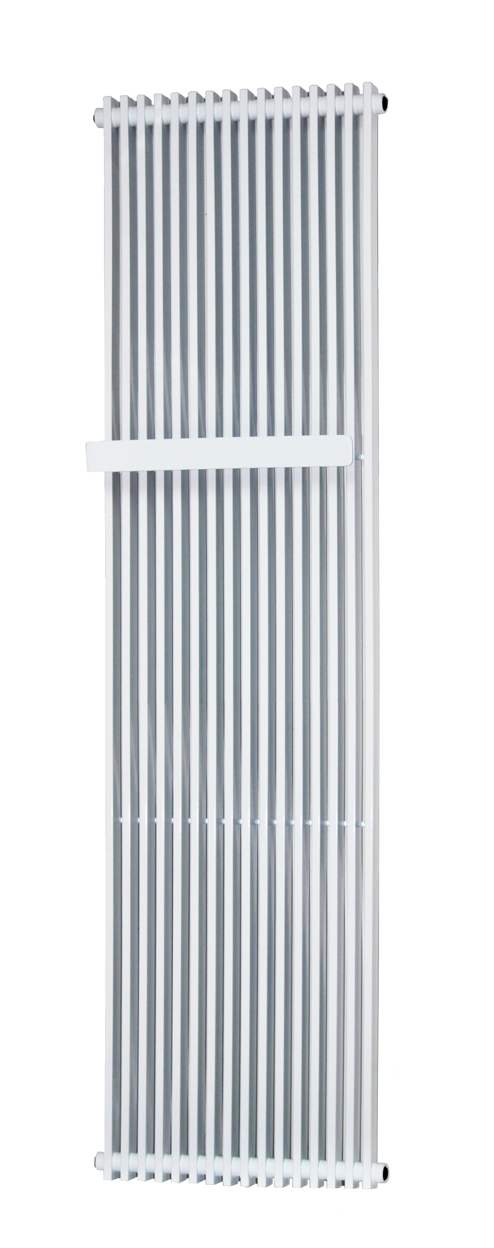 Vipera Corrason enkele badkamerradiator 50 x 180 cm centrale verwarming hoogglans wit zijaansluiting 1.649W