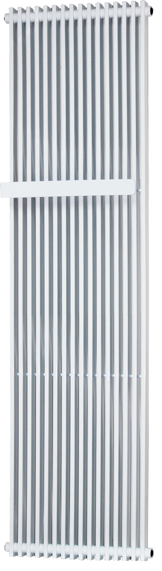 Vipera Corrason enkele badkamerradiator 50 x 180 cm centrale verwarming glanzend wit zijaansluiting 1.649W