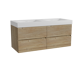 Storke Edge badkamermeubel met Mata High wastafel