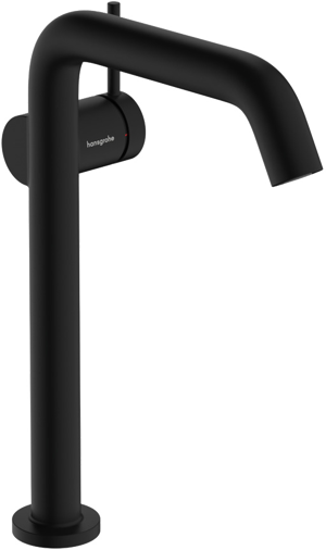 Hansgrohe Tecturis 240 Coolstart verhoogde wastafelkraan mat zwart