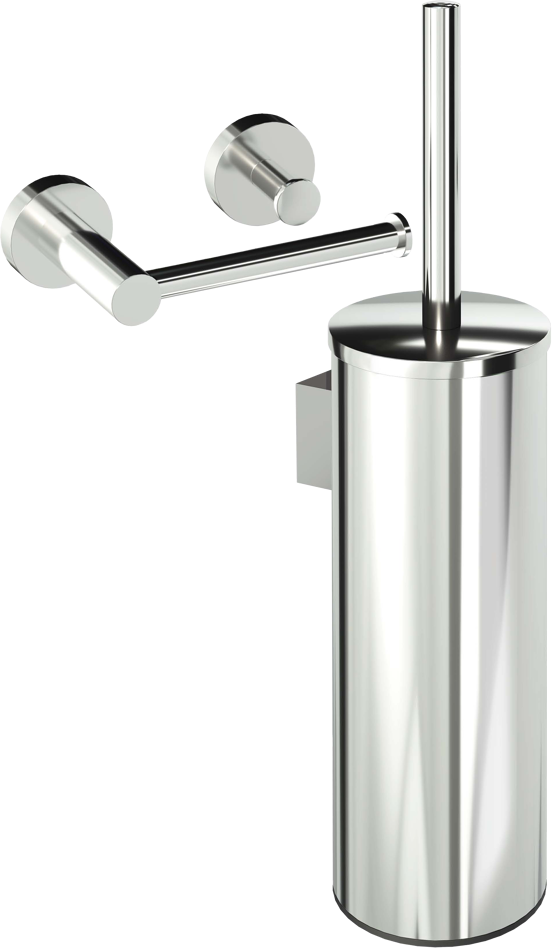 Blaufoss Harmony set d'accessoires de toilette chrome