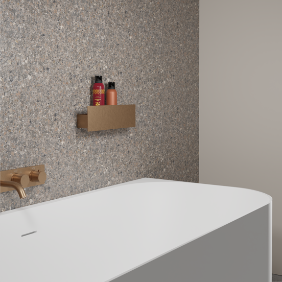 Balmani Uma étagère murale brushed Rosegold 35 x 8.5 cm