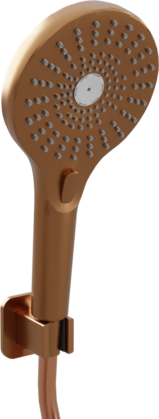 Blaufoss Onos handdouche 3 straalsoorten brushed rosegold